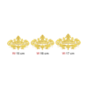 Ornate Royal Crown Embroidery Design - 3 Sizes Included